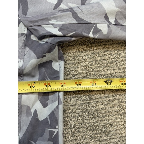 Scales Mens Gray Animal Print Full Zip Jacket Long Sleeve Medium Outdoors - Picture 6 of 8